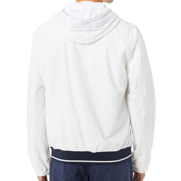 TOMMY HILFIGER Boathouse Hooded Bomber Jacket in White Men's Large - Picture 2 of 11